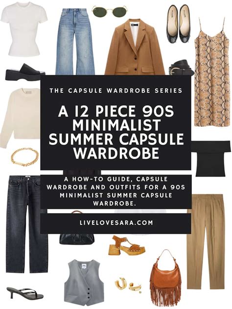 A Piece S Minimalist Summer Capsule Wardrobe Livelovesara