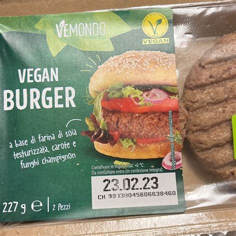 Vemondo Vemondo Vegan Burger Review Abillion