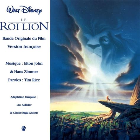 Walt Disney Records France Le Roi Lion Bande Originale Du Film