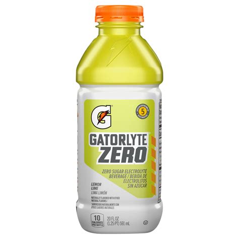 Save On Gatorade Gatorlyte Zero Sugar Lemon Lime Electrolyte Beverage