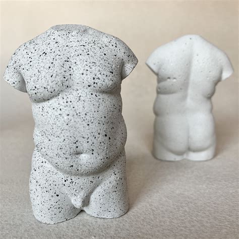 Nude Male Torso Nude Figurine Fathers Day Gift Etsy