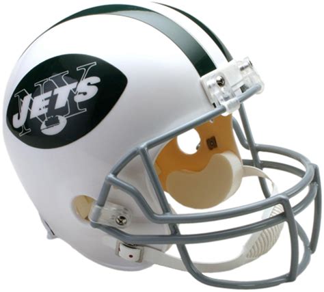 Riddell New York Jets VSR4 65-77 Throw Back Full-Size Replica Football ...