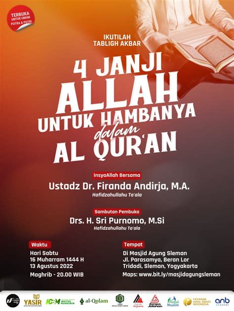 Kajian Ustadz Firanda Andirja Jogja Jadwal Event Info Pameran Acara