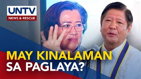 Pres Marcos Jr Walang Kinalaman Sa Paglaya Ni Ex Sen Leila De Lima