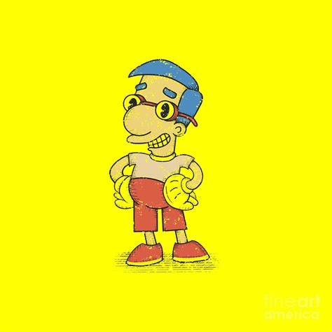 Vintage Milhouse Drawing By Damar Pranowo Pixels