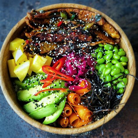 Healthy Poke Bowl The Happy Pear Plant Based Cooking Lifestyle