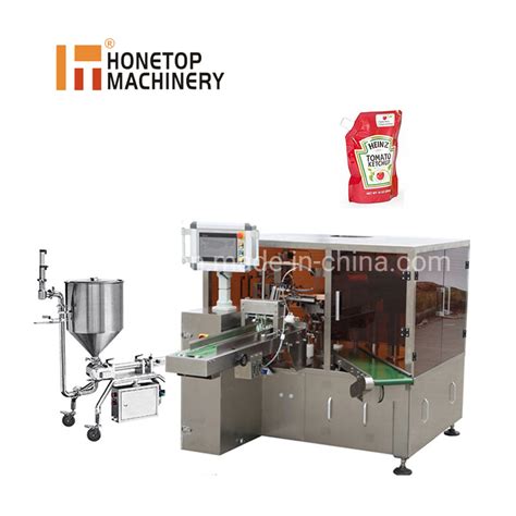 Automatic Rotary Doypack Pouch Liquid Bleach Packing Machine China