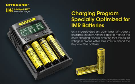 Chargeur Nitecore Um Usb Universel Intelligent Pour Batteries Li Ion