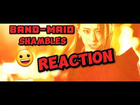 Band Maid Release A New Song Shambles Reaction Youtube