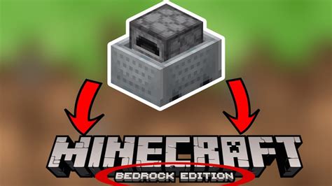 Furnace In Minecart On Bedrock Edition Tutorial Youtube