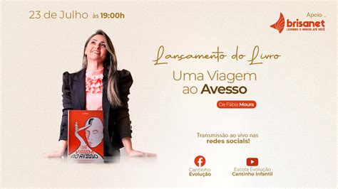 Lan Amento Do Livro Uma Viagem Ao Avesso Youtube