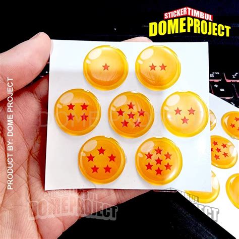 Jual Stiker Timbul Balls Dragon Ball Set Premium Grade Shopee Indonesia