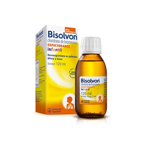 Bisolvon Infantil Xarope 120ml Drogão Super