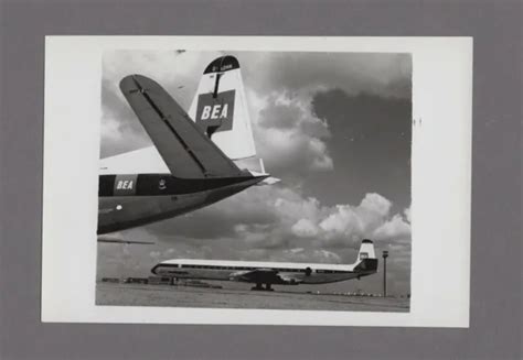 BRITISH EUROPEAN AIRWAYS De Havilland Comet 4B Original Vintage Bea