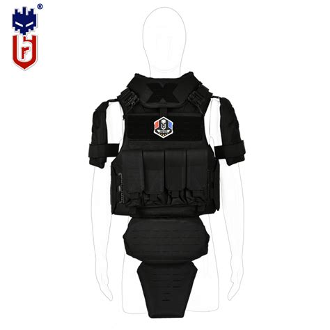 Lieren Full Body Armor Pe Nij Iiia Bulletproof Suit Laser Cut Molle