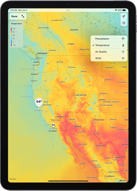 View Weather Maps On Ipad Apple Support