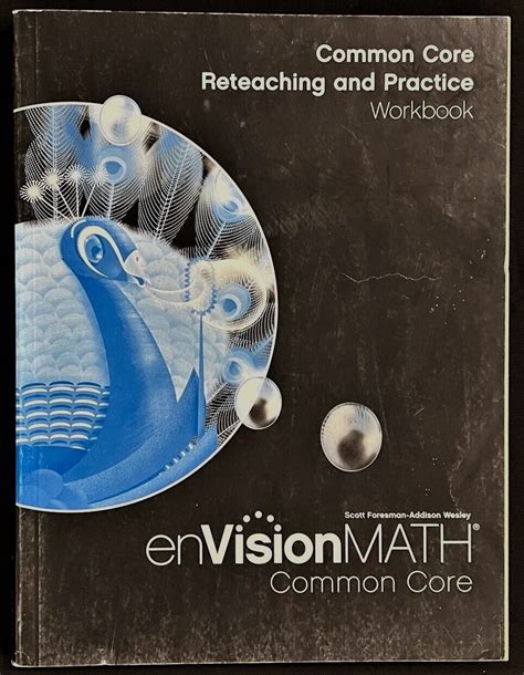 5th Grade EnVision Math RETEACHING PRACTICE Workbook Common