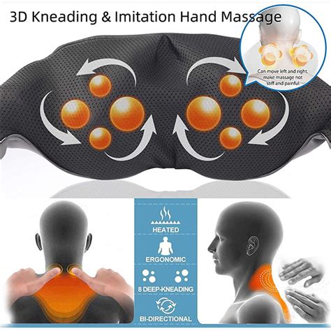 Renpho Back Neck Massager With Heat Shiatsu Shoulder Massager Harman