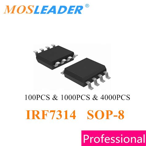 Mosleader IRF7314 SOP8 100PCS 1000PCS 4000PCS 20V Dual P Channel 7314