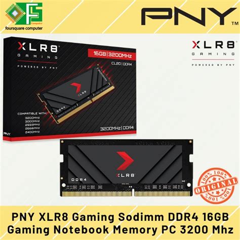 Jual PNY XLR8 Gaming Sodimm DDR4 16GB PC 3200 Mhz | Memory Ram Laptop ...