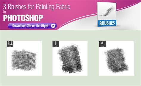 3 Brushes For Painting Fabric In Photoshop By Pixelstains On Deviantart