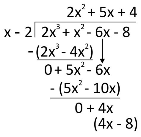 Dividing Polynomials Sample Questions