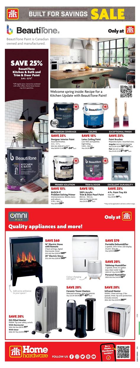 Home Hardware On Flyer February To March