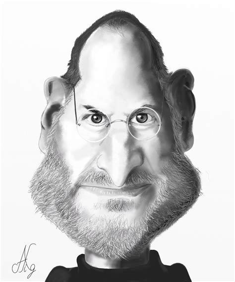 Steve Jobs Caricature | Caricature, Steve jobs, Artrage