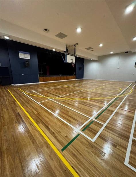 Basketball Court Marking Sydney | Handball Court Marking Experts