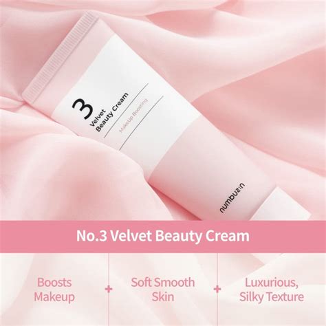 Numbuzin Velvet Beauty Cream Nourish And Protect Skin 50ml