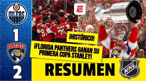 Florida Panthers Campe N Logra Primera Stanley Cup Al Ganar A