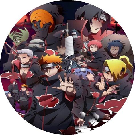 Painel Em Lona Redondo Naruto 1 00 X 1 00 Banner Fosca Shopee Brasil