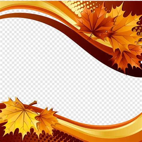 Herfst Illustratie Bladeren En Curven Herfst Herfstbladeren Png Pngegg