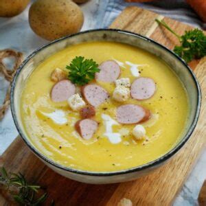 Cremige Kartoffelsuppe Mit W Rstchen Einfaches Rezept