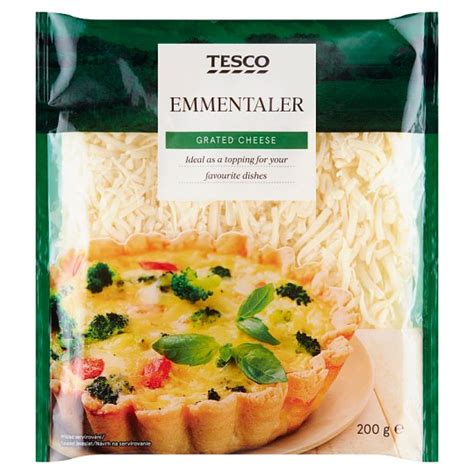 Tesco Emmentaler Grated Cheese G Tesco Groceries