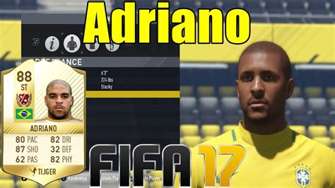 FIFA 17 Adriano Virtual Pro Look A Like Tutorial With Stats