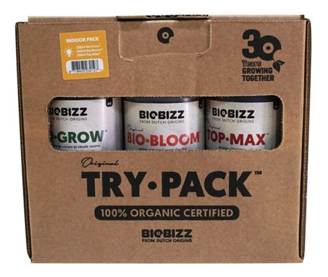 Try Pack Indoor Grow Bloom Top Max De Ml Bio Bizz