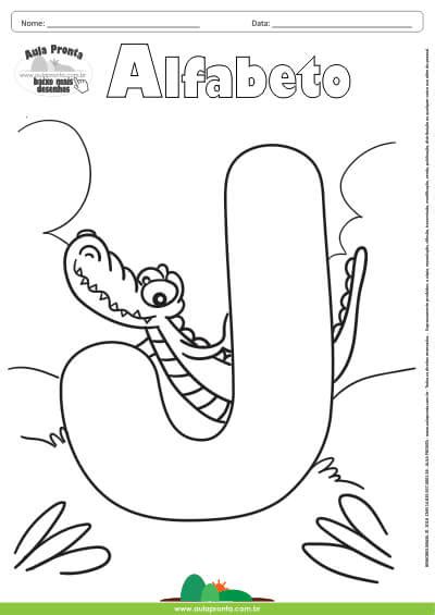 Desenhos Da Letra J Para Colorir Atividades Educativas