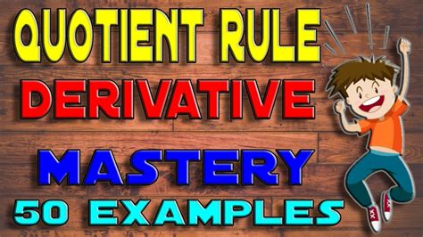 Quotient Rule Derivatives Made Easier Part 1 Quotient Rule Differentiation With Shortcuts