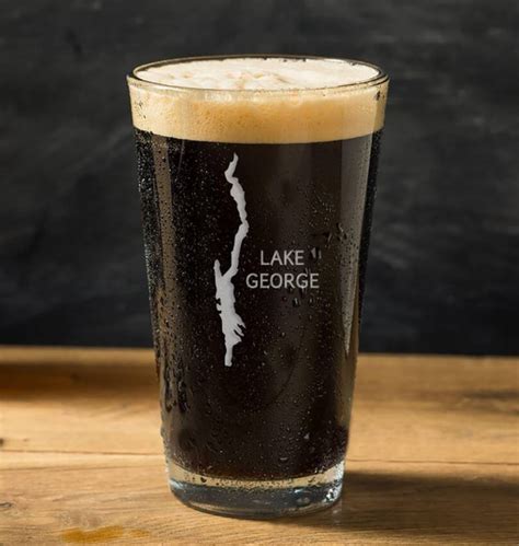 Lake George Pint Glass Lake George T Engraved Etsy