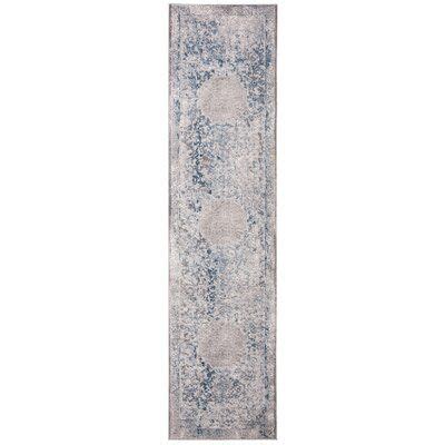 Williston Forge Mainor Abstract Gray Blue Area Rug Wayfair Area