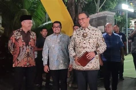 Sby Dan Anies Baswedan Bertemu Di Cikeas Ini Poin Poin Yang Dibahas