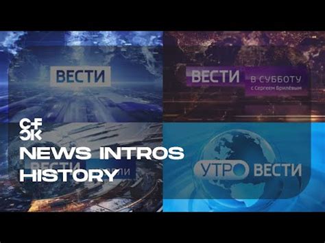 Russia 1 Vesti Intros History since 1991 - YouTube