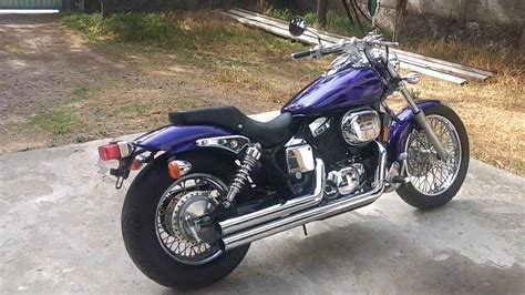 Honda Shadow Spirit Purple Flames Youtube