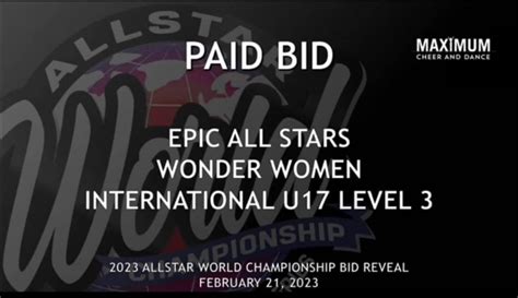 ALL STAR WORLD CHAMPIONSHIP 2023 - Epic All Stars