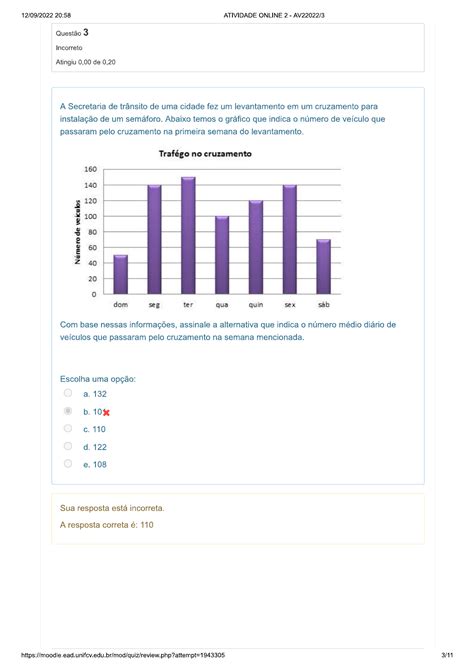 ATIVIDADE ONLINE 2 Métodos Quantativos Estatísticos TENTATIVA 03