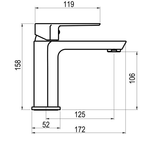 Grifo lavabo Aroha oro cepillado Griferías Galindo