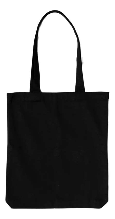 5 Bolsas Tote Bag De Manta Negra Ecologica 40 X 35 Algodón MAYORBAG