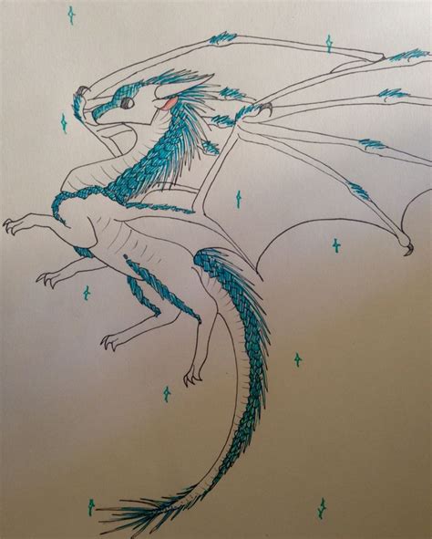 Icewing By Firenapkins Phiger Wings Of Fire Drawings Book Dragon