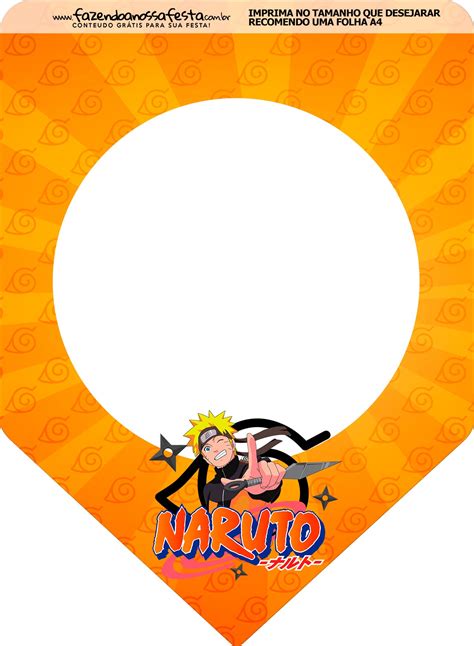 Bandeirinha Varalzinho Naruto Fazendo A Nossa Festa